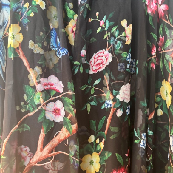 Marchesa Notte Flowering Halter High-Low Gown - Picture 5 of 7